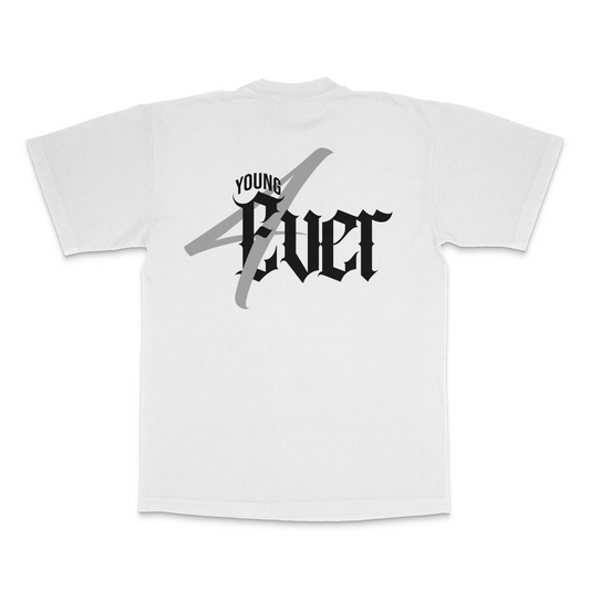 Young 4Ever PREMIUM Tee in White (TTS)