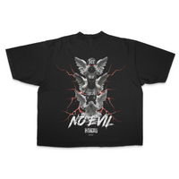Hamau “Be Silent” PREMIUM Oversized Tee in Black
