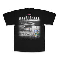 North Shore PREMIUM Tee in Black (TTS)