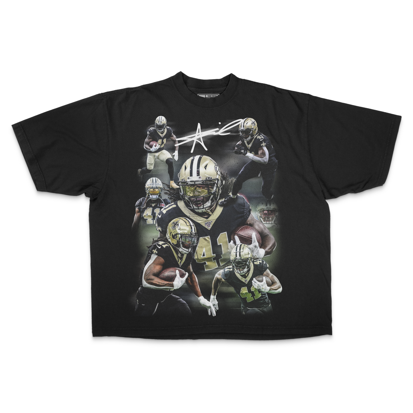 Alvin Kamara PREMIUM Oversized Tee in Black
