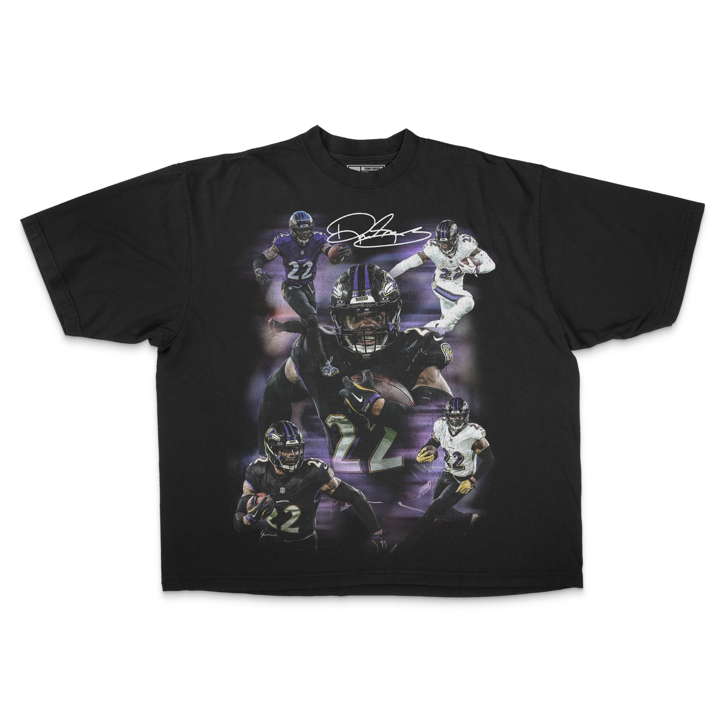Derrick Henry PREMIUM Oversized Tee in Black
