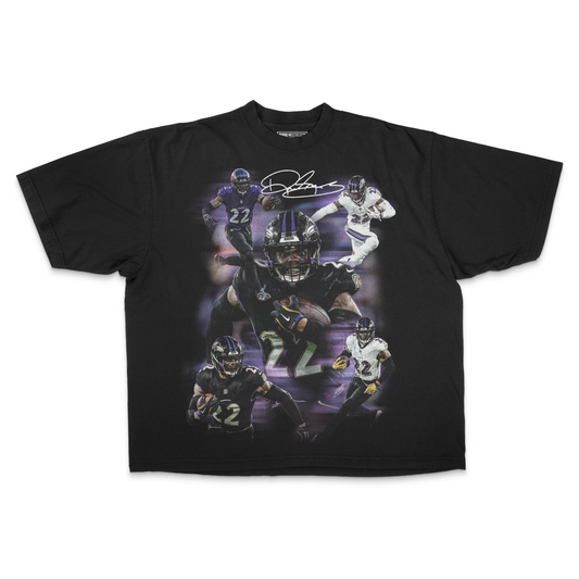 Derrick Henry PREMIUM Oversized Tee in Black