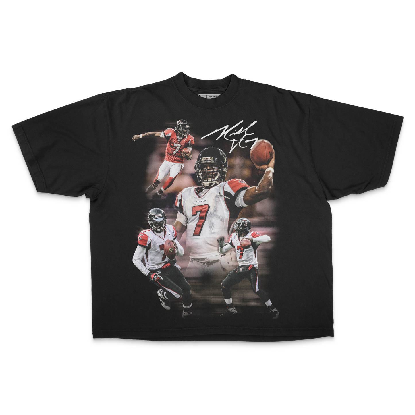 Michael Vick PREMIUM Oversized Tee in Black