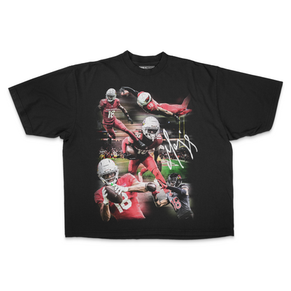 Marvin Harrison Jr. PREMIUM Oversized Tee in Black
