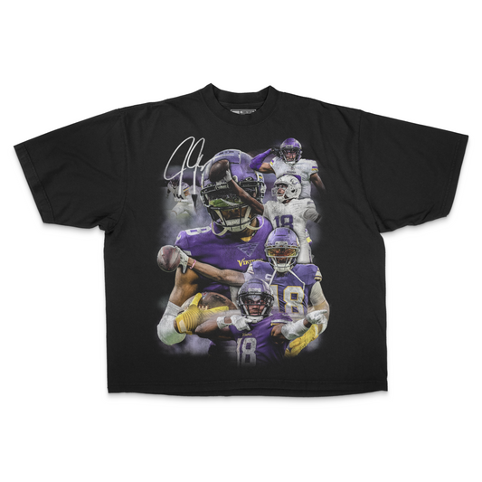 Justin Jefferson PREMIUM Oversized Tee in Black