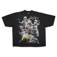 Justin Herbert PREMIUM Oversized Tee in Black