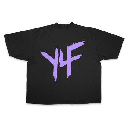 Pound 4 Pound Crawford PREMIUM Oversized Tee in Black
